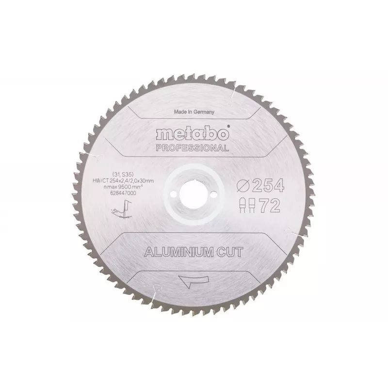 Kreissägeblatt Metabo 628447000 25,4 cm