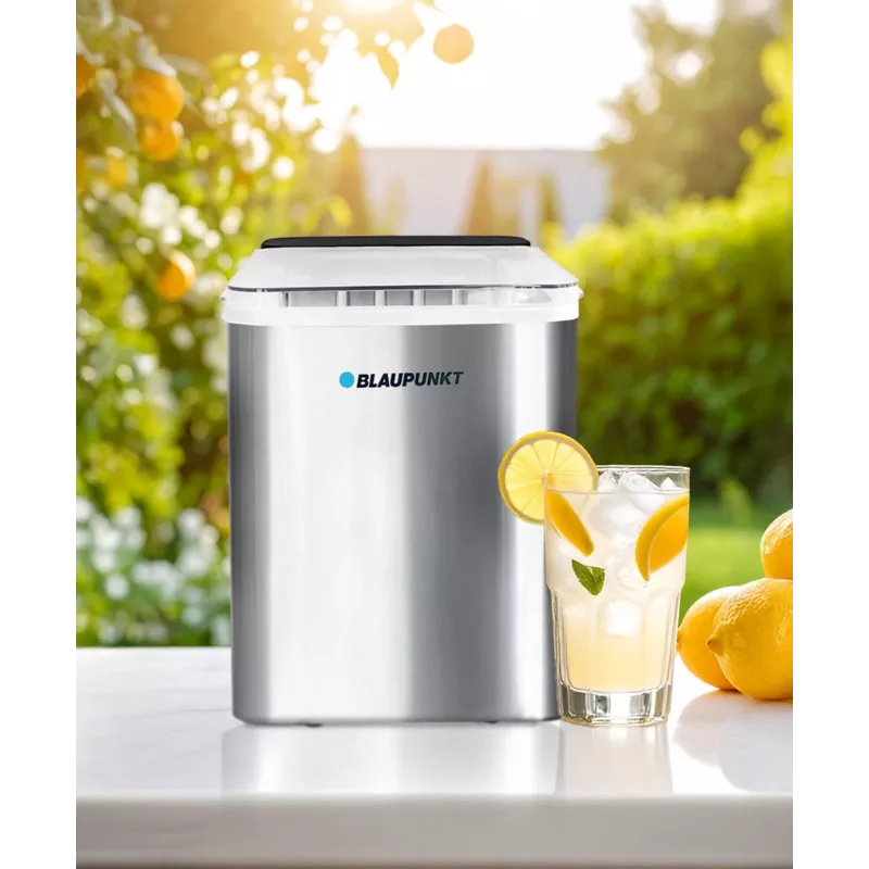 Eiswürfelbereiter BLAUPUNKT IMB301 — kompakter Tisch-Eisbereiter, automatische Eisproduktion
