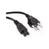 Netzkabel VALUE 19.07.2097, Netzleitung CEE 7/7 kompatibel, 1,8 m, 250 V, schwarz