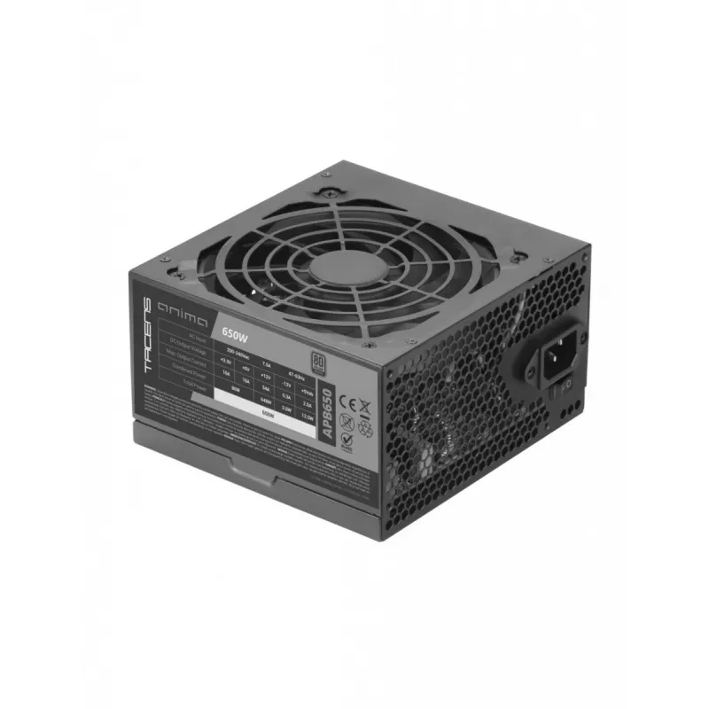 Netzteil TACENS ANIMA APB650 80+ Bronze 650W ATX, einzelne +12V-Schiene, modulare Kabel