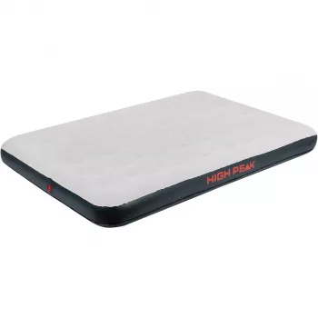 Doppel-Luftmatratze High Peak Double — 1380×1970×200 mm, grau, für Erwachsene
