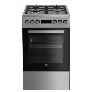Gas-Elektro-Herd BEKO FSM52330DX 5 Brenner 60 cm, Energieeffizienzklasse A