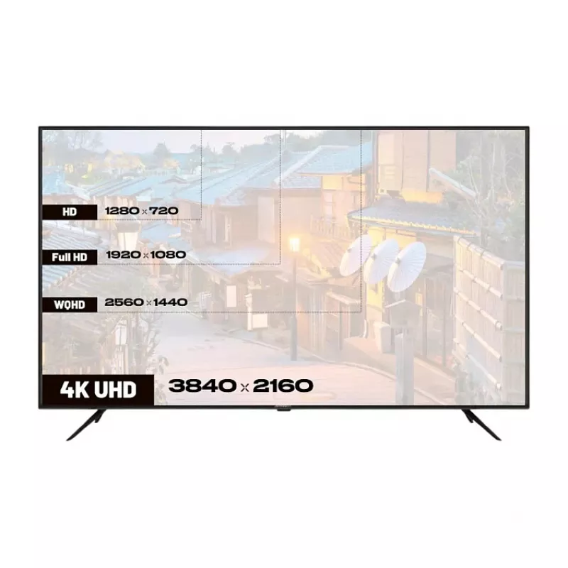 139,0 cm/55 inch (3840x2160) JAPANNEXT JN-IPS550UHD60F 16:9 IPS 60 Hz HDMI USB WLAN Lautsprecher Schwarz