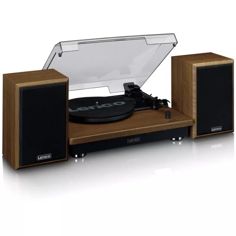 Riemenbetriebener Audio-Plattenspieler Lenco LS-100WD
