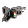 Netzwerkkabel DeLOCK RJ45 Stecker Cat.8.1 STP werkzeugfrei Schwarz