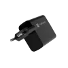 Kabelgebundes Mobilgeräte-Ladegerät NATEC NUC-2143, 45 W, USB-C PD 3.0 + USB-A QC 3.0, 110–240 V, Schwarz