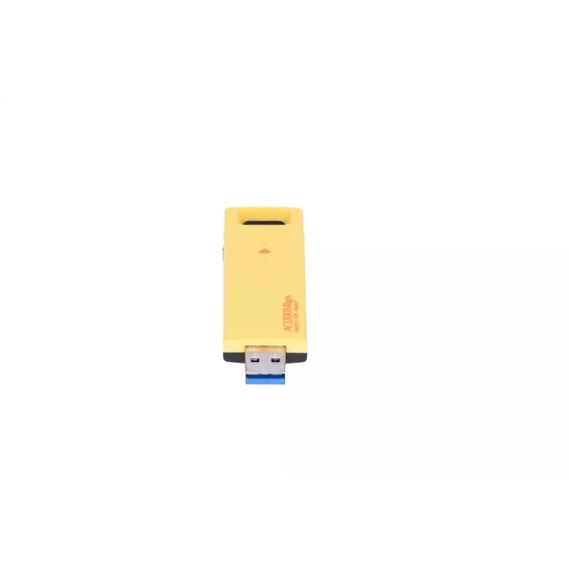 Wireless USB Adapter Extralink U1200AC AC1200 Dual-Band, gelb Kunststoff