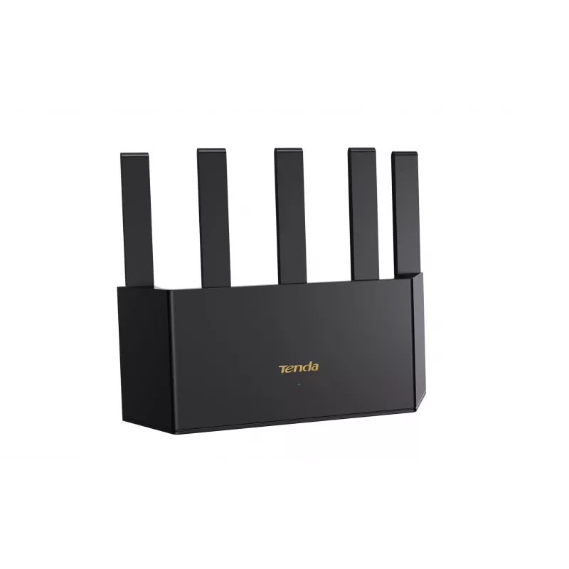 Tischrouter TENDA TX12L Pro Dualband Wi‑Fi 6 (802.11ax), 2402 Mbit/s, 5 externe Antennen, Gigabit LAN, 3x RJ‑45