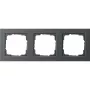 Wandplatte GIRA 0213 23 anthrazit, schraubenloses Design, 80,8×223,4×9,3 mm