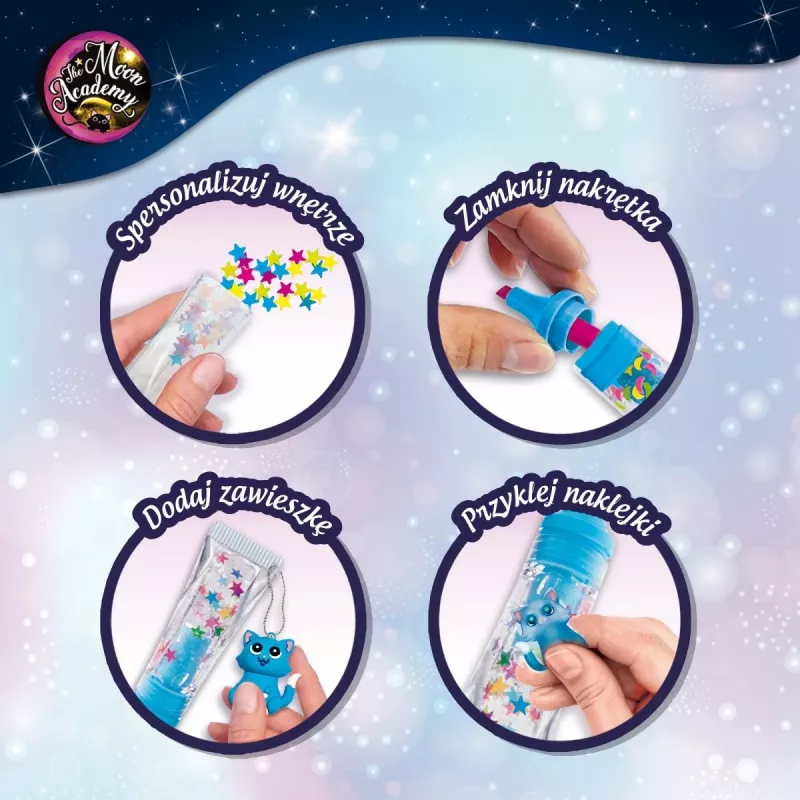 Highlighter-Set Liscianigiochi Moon Academy — Set Moon-Textmarker (304-PL110568)
