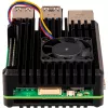 Joy-IT Armor Case BLOCK ACTIVE SBC-Gehäuse geeignet für Entwicklungsplatinen Raspberry Pi (RB-AlucaseP5-07FAN)