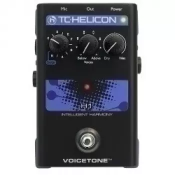 Stimmharmonisierer TC-Helicon VoiceTone H1 — Tonhöhenkorrektur und Halleffekte für Live- und Studiogesang