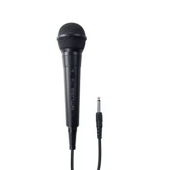 Kabelgebundenes Bühnenmikrofon Muse MC-20 B — Empfindlichkeit -73 dB, 30–15000 Hz, 3 m Kabel, 6,35 mm Klinke, schwarz