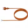 Bachmann - Stromkabel - CEE 7/7 (S) auf lose Enden, 30 mm abisoliert 16 A - 5,0 m - vergossen - orange (328.876)