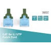 Netzwerk-Patchkabel DIGITUS CAT5e U/UTP, 3 m, RJ-45 auf RJ-45, grün