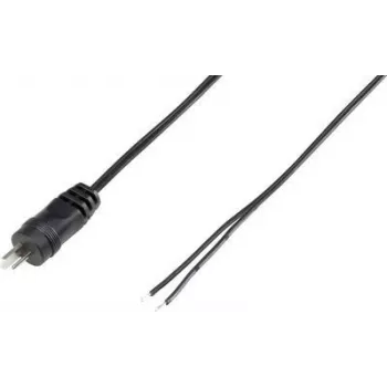 VOLTCRAFT 93015c94 Lautsprecher-Stecker, gerade Anzahl der Pole (Anzahl): 2 Schwarz 1 Stück (93015c94)