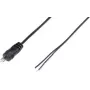 VOLTCRAFT 93015c94 Lautsprecher-Stecker, gerade Anzahl der Pole (Anzahl): 2 Schwarz 1 Stück (93015c94)