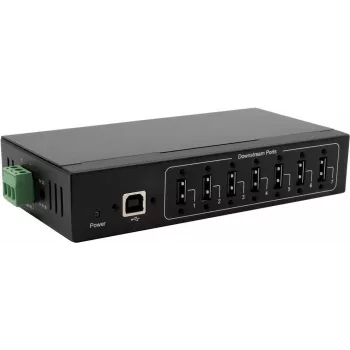 USB-Hub Exsys EX-11217HMVS – 7-Port-Metall-Hub mit 15 kV ESD-Schutz
