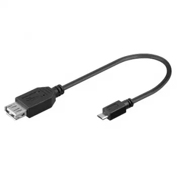 USB A Buchse auf Micro USB Stecker Kabel SBOX 0,1 m