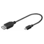USB A Buchse auf Micro USB Stecker Kabel SBOX 0,1 m