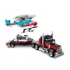 LEGO Creator 2-in-1 Pritschenwagen mit Hubschrauber Set 31146, umbaubares Modell für Kinder