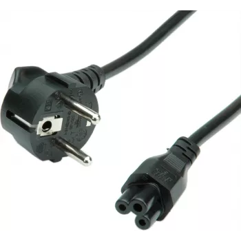 VALUE Netzkabel. Notebook-BU schwarz - Strom/Netzteil - 0,8 m (19.99.1027)