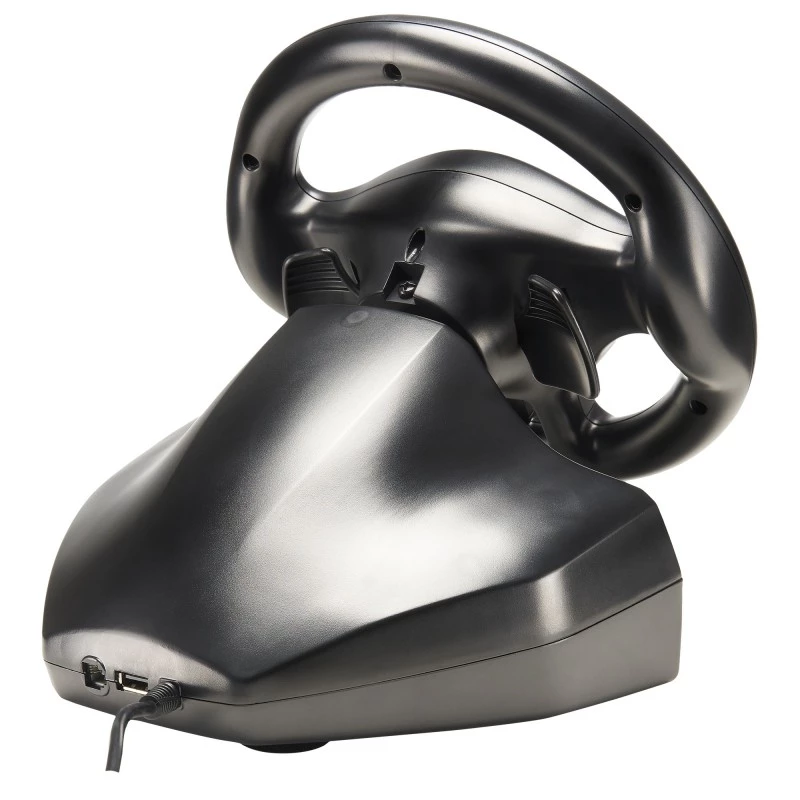 Lenkrad + Pedale Subsonic SV200 Schwarz Grau USB 180°-Rotation