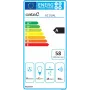 CATA Haube GC DUAL A 45 XGWH Wandhaube, Energieeffizienzklasse A, Breite 45 cm, 820 m3/h, Touch-Steuerung, LED, Weißglas