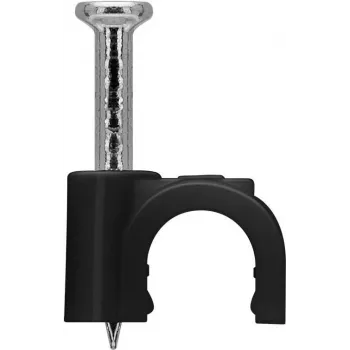 Goobay Cable Clip 5 mm, schwarz (64678)