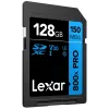 SDXC-Speicherkarte Lexar 128GB UHS-I 800xPRO Class 10 U3 V30 — 150 MB/s Lesen, 45 MB/s Schreiben, Schwarz