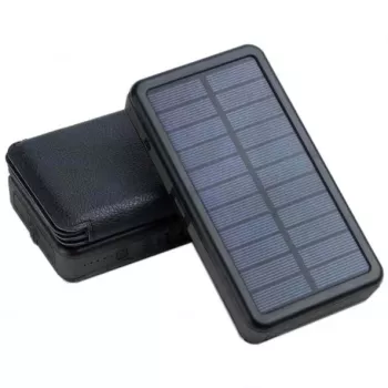 Tragbare Powerbank PowerNeed ES20000B 20000mAh — 2x USB 5V/2A, 9W, wasserbeständig, schwarz, 370 g