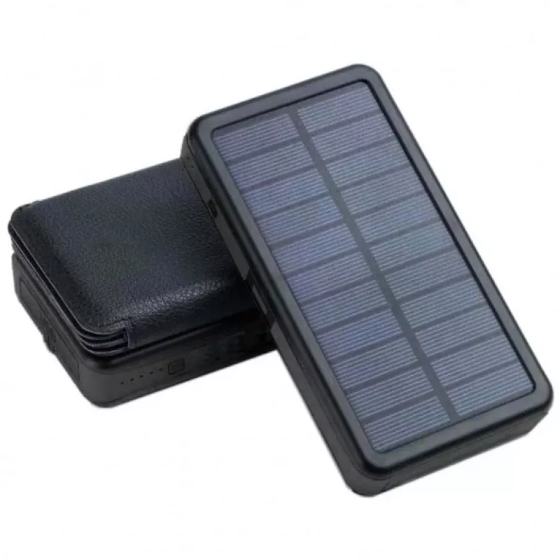 Tragbare Powerbank PowerNeed ES20000B 20000mAh — 2x USB 5V/2A, 9W, wasserbeständig, schwarz, 370 g