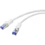 Renkforce RF-6830456 RJ45-Netzwerkkabel, Patchkabel CAT 6a S/FTP 5,00 m Weiß 1 Stück (RF-6830456)
