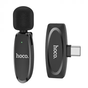 Kabelloses digitales Mikrofon HOCO L15, Clip-on, USB Type-C