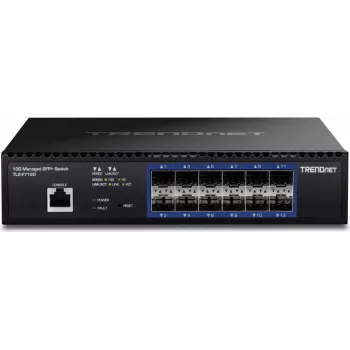 TRENDnet TL2-F7120 - Switch - managed - 12 x 10 Gigabit SFP+ - rack-mountable - TAA-konform (TL2-F7120)