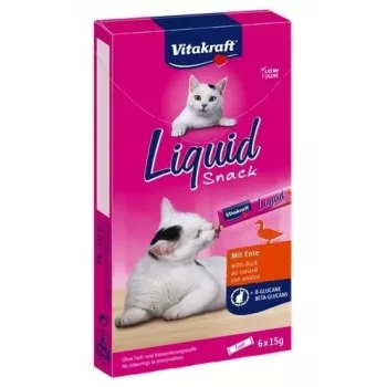 VITAKRAFT Liquid Snack Duck - Katzensnacks - 6 x 15 g