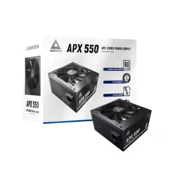 Montech APX550 Netzteil 550 W 20+4 pin ATX ATX Schwarz