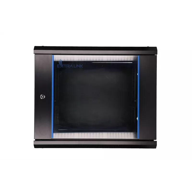 Wandmontagerack Extralink 9U 600x600 Schwarz