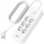 Überspannungsschutz Belkin SRB002VF2M‑V2 — 6 Steckdosen, 2 m Kabel, USB‑C und USB‑A Anschlüsse