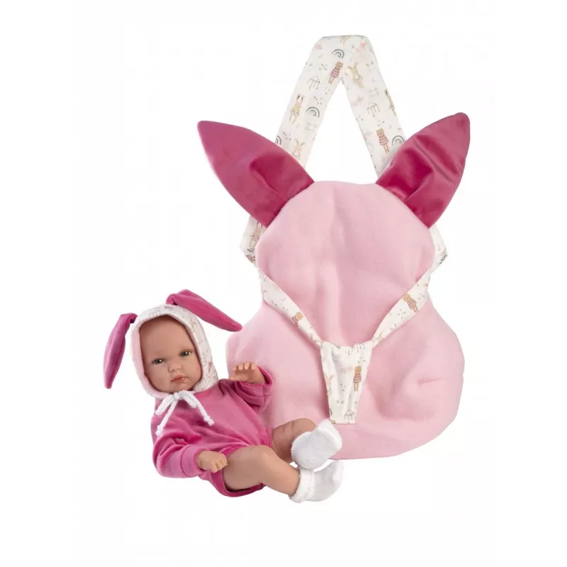 Babypuppe Llorens 35 cm Vinyl mit realistischen Merkmalen und weichem Körper