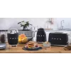 Toaster Smeg 50's Style TSF01BLMEU 2 Scheiben Schwarz Edelstahl