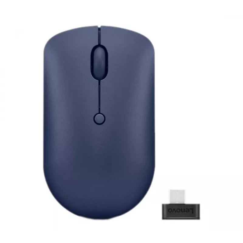 Kabellose optische Maus Lenovo 540 RF, beidhändig, 2400 DPI, 2,4 GHz USB‑C-Empfänger, blau