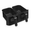 Heißluftfritteuse Tristar FR-9075 Double 9 L, 2500 W, Touch-Bedienung, LCD, schwarz, 60 °C min
