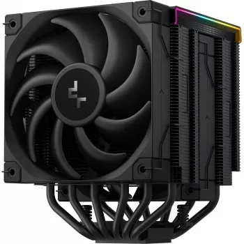 CPU-Kühler DeepCool AK620 Digital PRO — 120-mm-Lüfter, 1750 U/min, 25 dB, 12 V, geeignet für LGA1700/AM5, schwarz