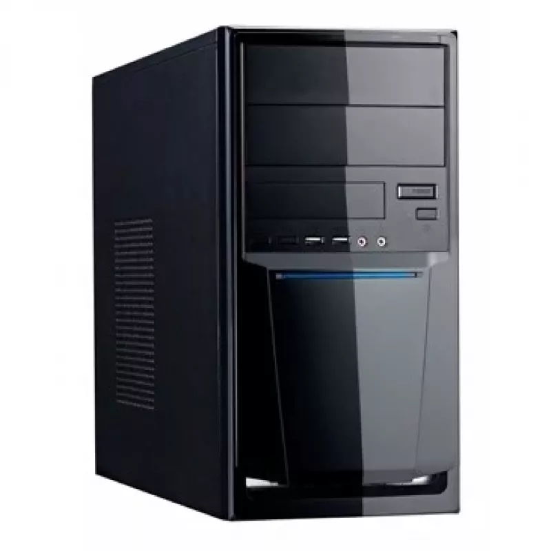 Linkworld 7271-23 Computergehäuse Midi Tower Schwarz