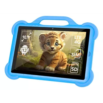 Tablet BLOW KidsTAB10 10,1 Zoll Full-Size-Tablet, 10,1 Zoll IPS 1200x1920, Android 12, 4 GB RAM, 64 GB eMCP, 4G (MicroSIM), 6000 mAh, Astral Blue