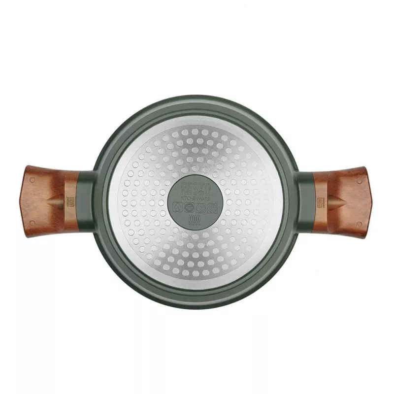 Schmortopf RESTO 93703, Kochtopf 24 cm Durchmesser, 4,6 l Fassungsvermögen