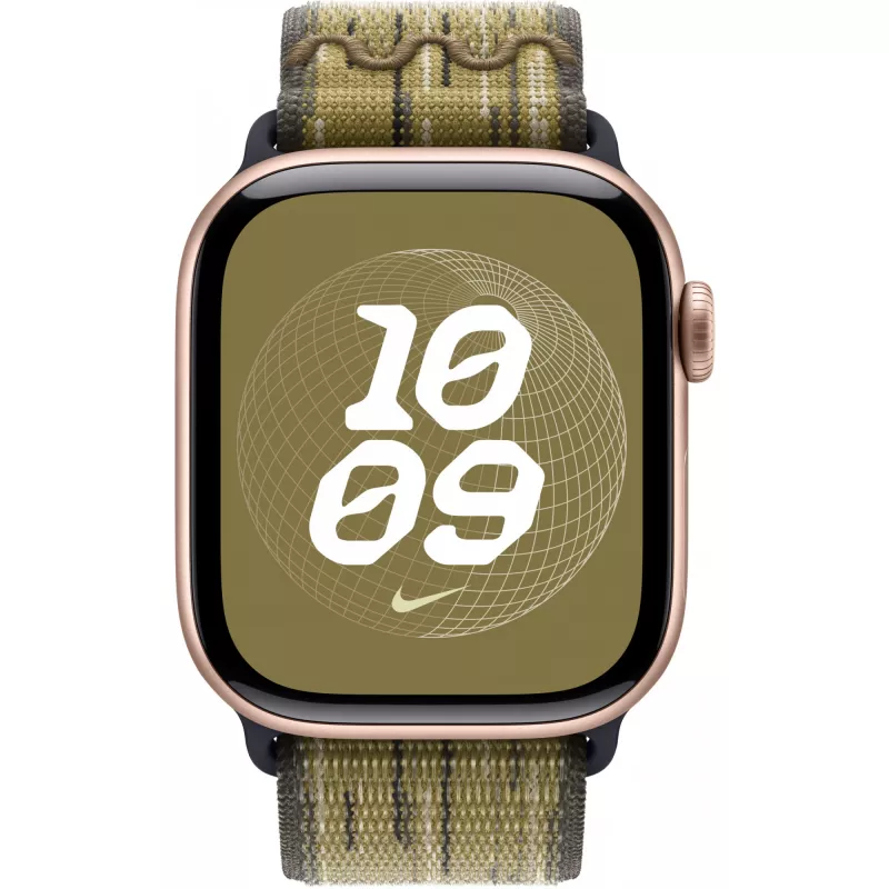 Band Apple 42mm Grün/Grau Nike Sport Loop Smartwatch