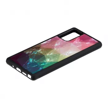 Schutzhülle iKins für Samsung Galaxy Note 20 – Wasserblumen-Motiv schwarz