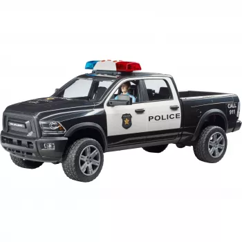 Polizei-Pickup-Spielzeug BRUDER RAM 2500 Police 02505 – Modell im Maßstab, Spielfahrzeug